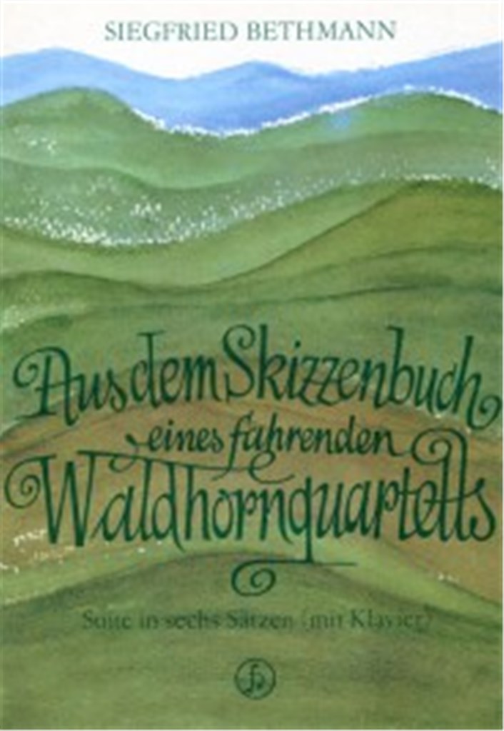 Aus den Skizzenbuch fahrenden WaldhornQuartetts